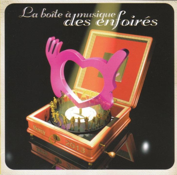 LES ENFOIRES 2 CD LA BOITE A MUSIQUE + GAROU + ALIZEE, Cd's en Dvd's, Cd's | Pop, Gebruikt, 1980 tot 2000, Ophalen of Verzenden