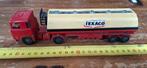 Vintage 1970's PlayArt Diecast truck met oplegger Red TEXACO, Ophalen of Verzenden, Gebruikt, Bus of Vrachtwagen, Overige merken
