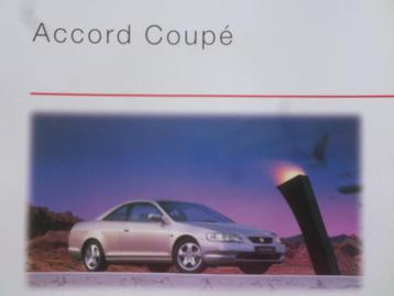 Honda Accord Coupe 2.0i & 3.0i V6 Brochure