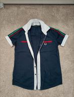 Fred Perry polo/blouse, Ophalen of Verzenden, Zo goed als nieuw, Blauw