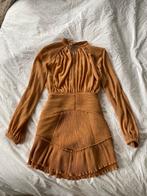 Josh v s 36 corrin Camel bruin blouse jurk dress, Ophalen of Verzenden