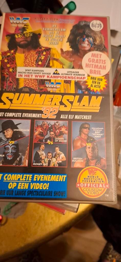 WWF Summerslam 1992 Videoband, Cd's en Dvd's, VHS | Film, Gebruikt, Actie en Avontuur, Ophalen of Verzenden