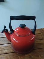 Le Creuset Fluitketel - Rood, Huis en Inrichting, Keuken | Keukenbenodigdheden, Ophalen of Verzenden, Gebruikt