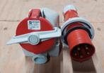Mennekes 63 Amp stekker wandcontactdoos, Ophalen of Verzenden, Zo goed als nieuw
