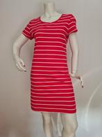 "JAZLYN" T-shirt jurk, rood/wit streepje. Mt. M. Als nieuw!, Maat 38/40 (M), Jazlyn, Ophalen of Verzenden, Zo goed als nieuw