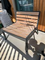 Borek Twisk loungestoel teak met antraciet aluminium, Ophalen, Zo goed als nieuw, Teakhout