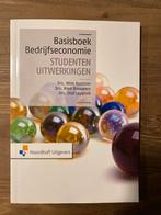 Basisboek Bedrijfseconomie Studenten Uitwerkingen, Nieuw, Noordhoff Uitgevers, Beta, HBO