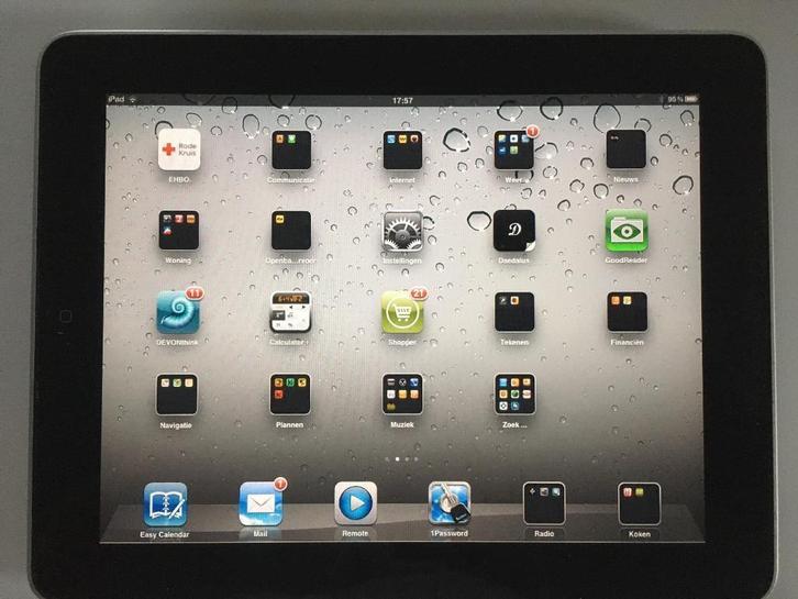 iPad eerste generatie, Computers en Software, Apple iPads, Zo goed als nieuw, Apple iPad, Wi-Fi, 12 inch, 16 GB, Zwart, Ophalen of Verzenden