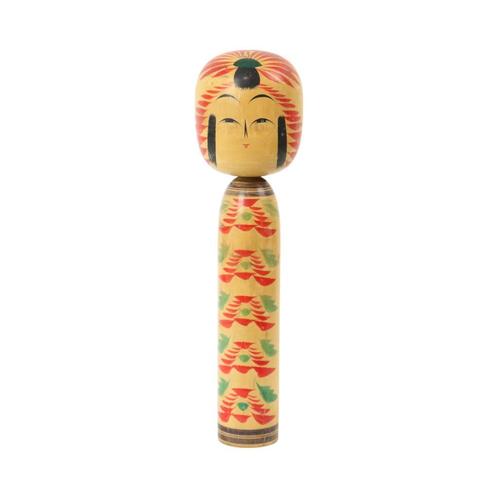 Grote Kokeshi Pop XL Formaat Hout Japan Showa Periode 38cm, Verzamelen, Poppen, Gebruikt, Pop, Ophalen of Verzenden
