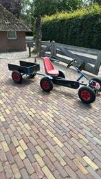Mammoet skelter met kiep aanhanger, Ophalen, Gebruikt, Mammoet, Met kar of aanhanger
