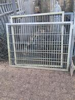 Dubbel staafmat inlooppoortje, Ophalen of Verzenden, IJzer, Dubbelstaafmat hekwerk