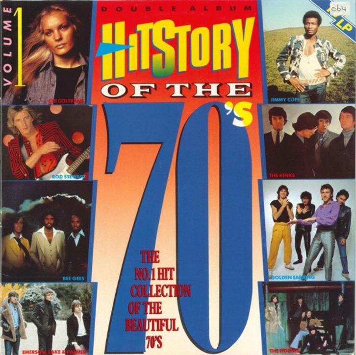 lp,Various – Hitstory Of The 70's - Volume 1, Cd's en Dvd's, Vinyl | Verzamelalbums, Gebruikt, Pop, 12 inch, Ophalen of Verzenden