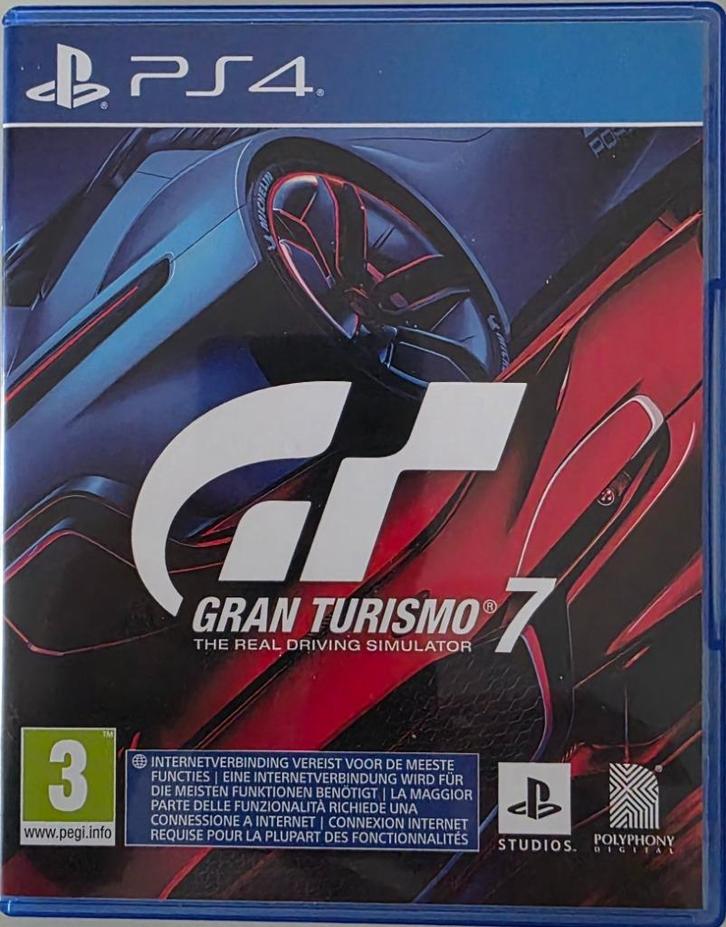 Gran Turismo 7 (PS4), Spelcomputers en Games, Games | Sony PlayStation 4, Gebruikt, Racen en Vliegen, 2 spelers, Vanaf 3 jaar