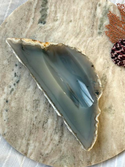 Agaat schaaltje, Sieraden, Tassen en Uiterlijk, Broches, Zo goed als nieuw, Overige materialen, Ophalen of Verzenden