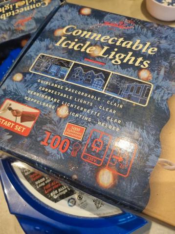 Ijspegel Lampjes Buiten - 4 dozen - Koppelbaar beschikbaar voor biedingen