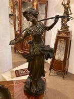 Antiek legering beeld 73 cm hoog, Antiek en Kunst, Ophalen