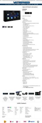 Alpine iLX-W690D 2 din autoradio / headunit dubbel-din 7'', Auto diversen, Autoradio's, ., ALPINE, Nieuw, Ophalen of Verzenden