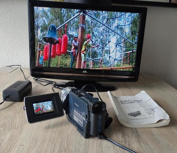 SONY DCR TRV 15e VIDEOCAMERA voor de MINIDV BANDJES, Audio, Tv en Foto, Videocamera's Digitaal, Zo goed als nieuw, Mini dv, Sony