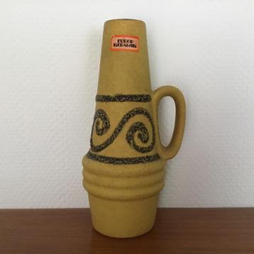 Vintage Retro Gele West Germany Vaas Europ Keramik  beschikbaar voor biedingen