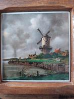 Vintage: Geglazuurd tegeltje: Wijk bij Duurstede, Antiek en Kunst, Ophalen of Verzenden