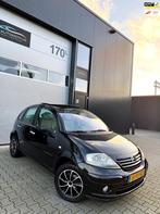 Citroen C3 1.4i Exclusive|Panoramadak|Clima|Cruise|Lage-kmst, Auto's, Voorwielaandrijving, Metallic lak, Zwart, Origineel Nederlands
