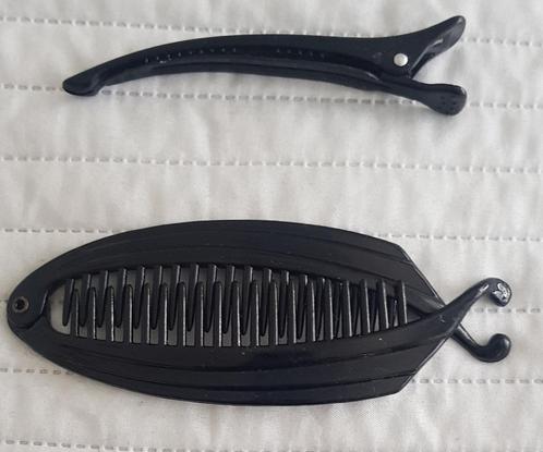 2 x haarklemmen haarklem zwart speld haar accessoires, Sieraden, Tassen en Uiterlijk, Uiterlijk | Haarverzorging, Zo goed als nieuw