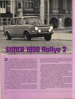 Autokampioen test Simca 1000 Rallye 2 1973, Ophalen of Verzenden, Gelezen, Overige merken