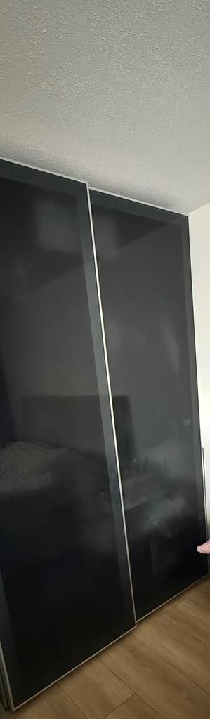 Ikea pax glazenschuifdeuren compleet 2x- 236x 75cm - afbeelding 3