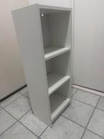 Witte open kast met 3 planken, Huis en Inrichting, Kasten | Boekenkasten, Met plank(en), Ophalen of Verzenden, Zo goed als nieuw