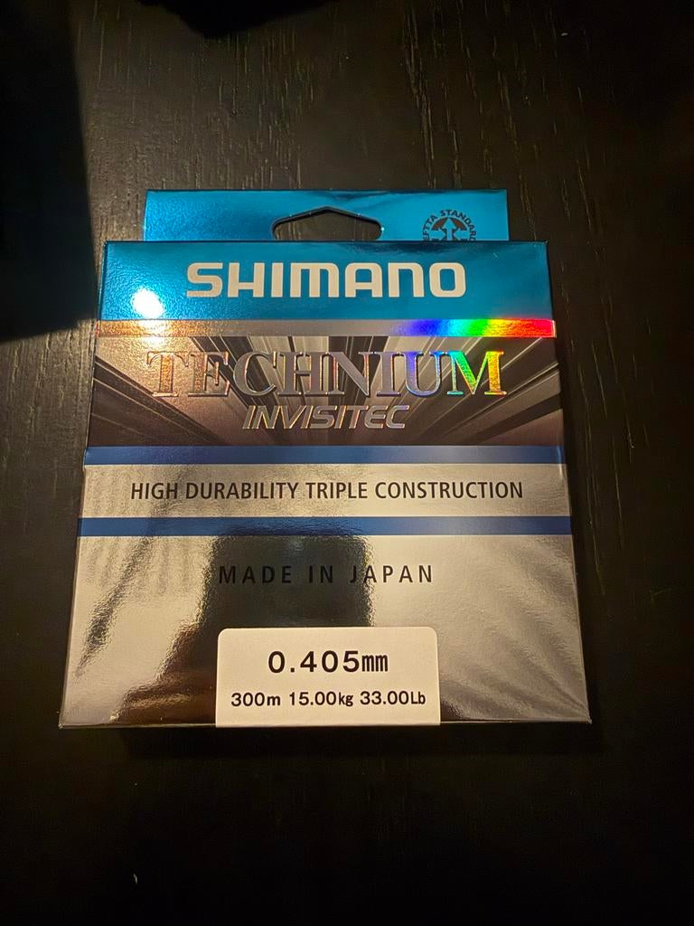 Shimano Technium Invisitec Vislijn 15kg, Ophalen of Verzenden, Nieuw, Vislijn