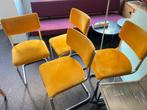 Set van 4 buisframe stoelen - Design Klassieker, Ophalen, Gebruikt, Overige kleuren, Vier