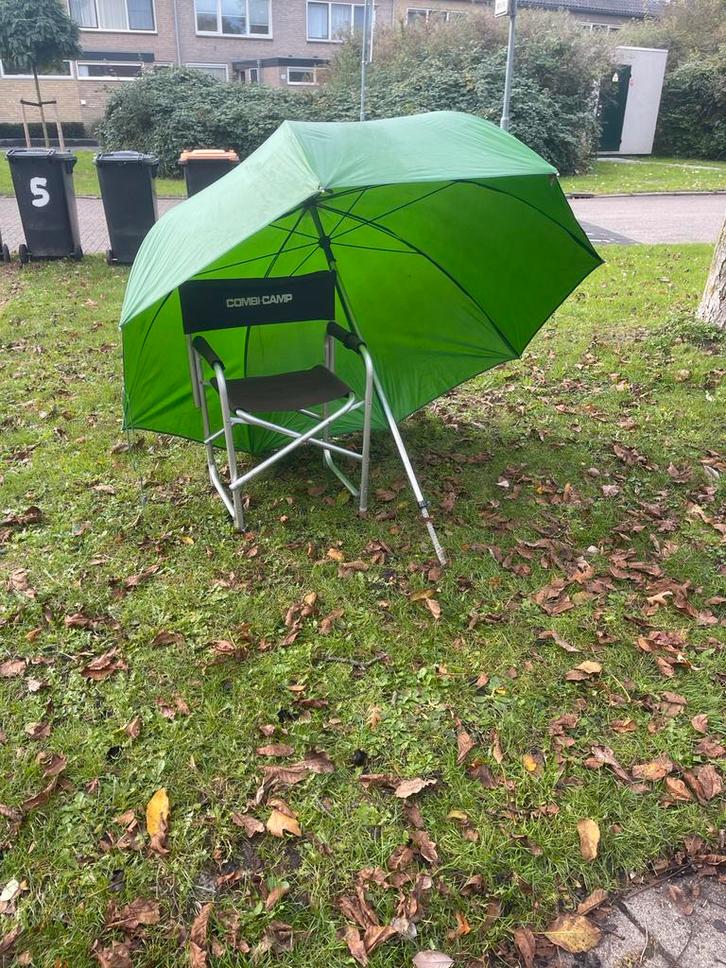 Visuitrusting: Tent, Paraplu, Grondzeil brolly bivvy, Watersport en Boten, Hengelsport | Karpervissen, Gebruikt, Overige typen