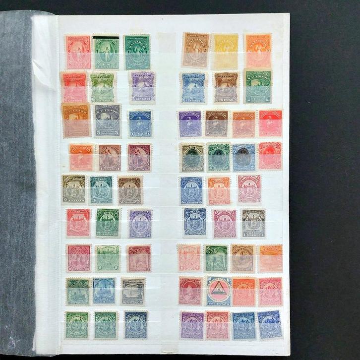 Postzegels El Salvador – verzameling albumbladen, Postzegels en Munten, Postzegels | Amerika, Gestempeld, Midden-Amerika, Ophalen of Verzenden