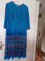 Echte retro vintage blauw gestreepte jurk maat XL / XXL zgan, Blauw, Maat 46/48 (XL) of groter, Ophalen of Verzenden, Zo goed als nieuw