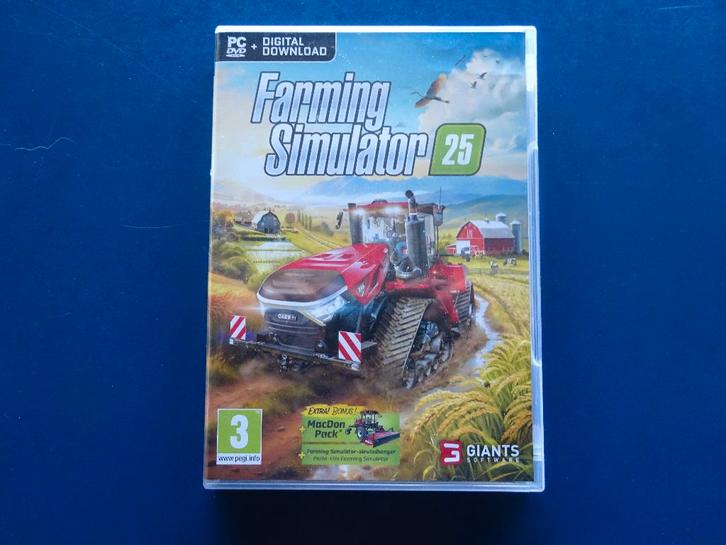 Farming Simulator 25, Spelcomputers en Games, Games | Pc, Zo goed als nieuw, Simulatie, 1 speler, Vanaf 3 jaar, Ophalen of Verzenden