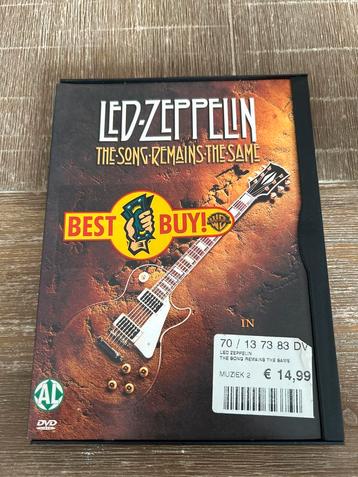 Dvd Led Zeppelin - The Song Remains The Same beschikbaar voor biedingen