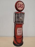 Benzinepomp rood metalen spaarpot miniatuur blikken model, Info@deconoord.nl, Deco Noord, Nieuw, Ophalen of Verzenden