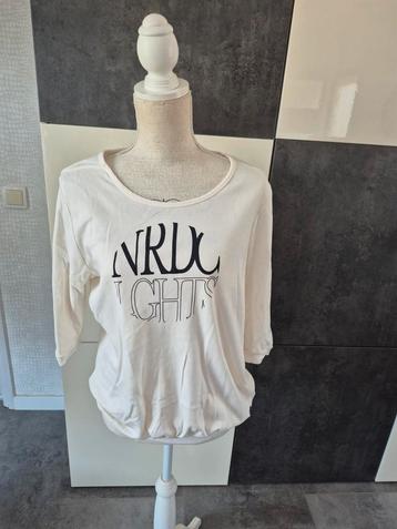 Human Nature Sportief Shirt Creme XL beschikbaar voor biedingen