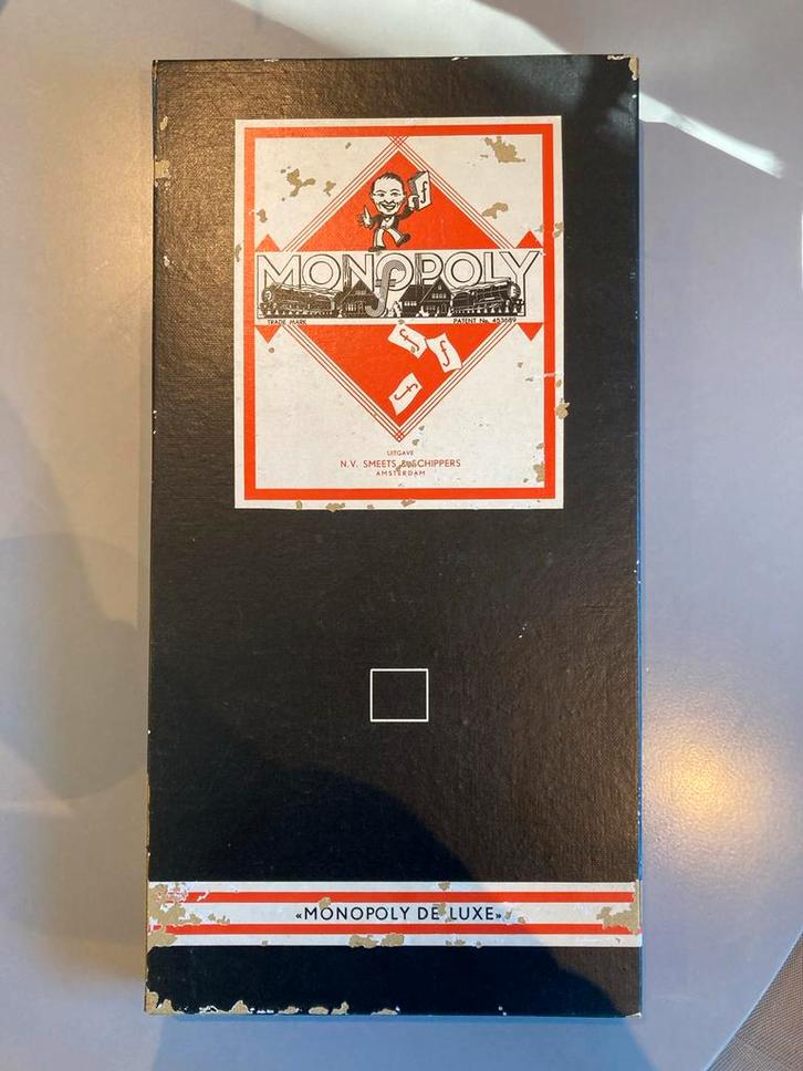 Vintage Monopoly Deluxe - N.V. Smeets & Schippers, Hobby en Vrije tijd, Gezelschapsspellen | Bordspellen, Gebruikt, Een of twee spelers