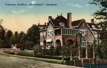 Vrieseweg Landhuis Merwehoeve - Dordrecht. - gelopen beschikbaar voor biedingen