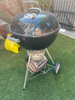 Weber kettle 57cm, Tuin en Terras, Houtskoolbarbecues, Ophalen, Zo goed als nieuw