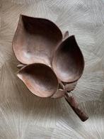 Vintage houten serveerschaal blad, Ophalen of Verzenden