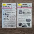 Essentials Clear Stamps - Diverse Sets, Ophalen of Verzenden, Zo goed als nieuw, Clearstamp