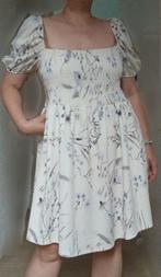 H&M zomerjurk bloemenprint gesmokt stretch off shoulder XXL, Verzenden, Maat 46/48 (XL) of groter, Zo goed als nieuw, H&m