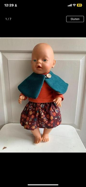 Nieuw! Poppenkleertjes voor pop babypop maat Babyborn beschikbaar voor biedingen