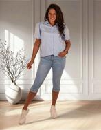 Light blue high waist push-up capri van Norfy maat 44, Kleding | Dames, Spijkerbroeken en Jeans, Blauw, Ophalen of Verzenden, Zo goed als nieuw