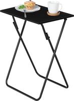 Nieuw-Bijzettafel-Set van2-Zwart-48 x 36 x 65 cm, Huis en Inrichting, Tafels | Bijzettafels, 45 tot 60 cm, Minder dan 55 cm, Metaal of Aluminium
