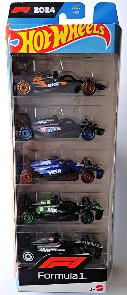 Hot Wheels Formula 1 5 Pack  McLaren Alpine RB, Haas, Hobby en Vrije tijd, Modelauto's | Overige schalen, Nieuw, Auto, Ophalen