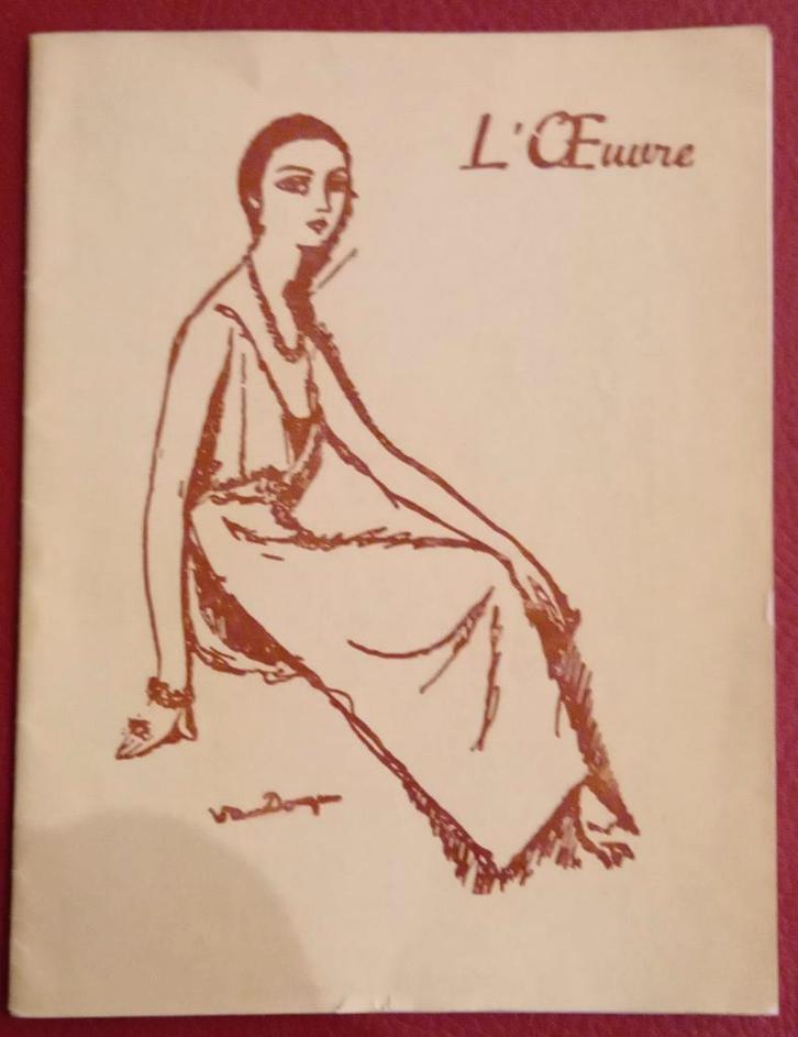 Kees Van Dongen "L' Oeuvre", Antiek en Kunst, Kunst | Litho's en Zeefdrukken, Ophalen of Verzenden