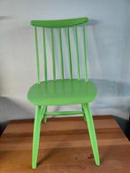 Stoel pastel mintgroen lichtgroen, Ophalen of Verzenden, Zo goed als nieuw, Stoel(en)